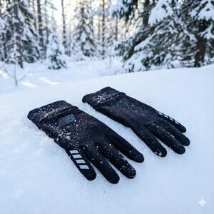 New Balance Lightweight Running Gloves Black Touchscreen Reflective Men’s/Unisex